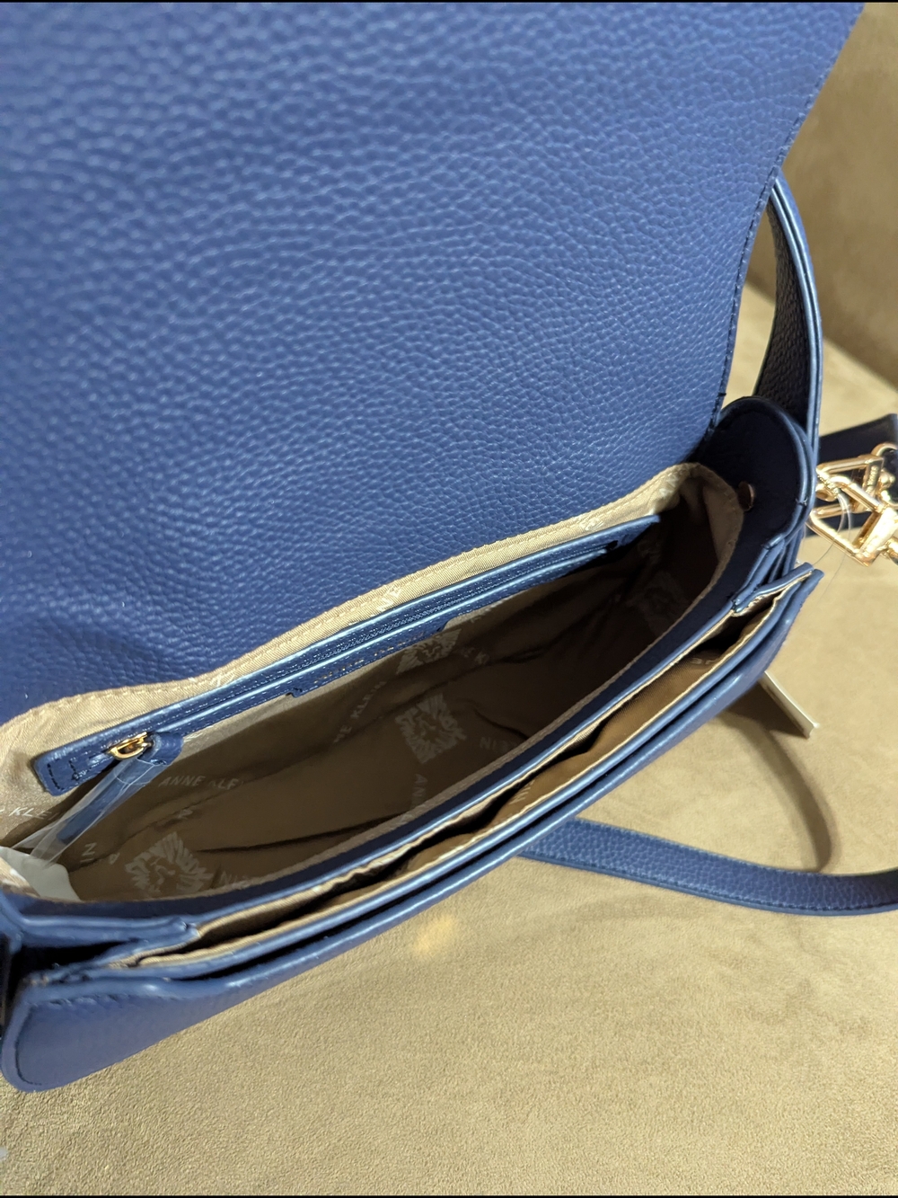 Anne Klein Midnight Blue Crossbody Bag - Picture 13 of 14
